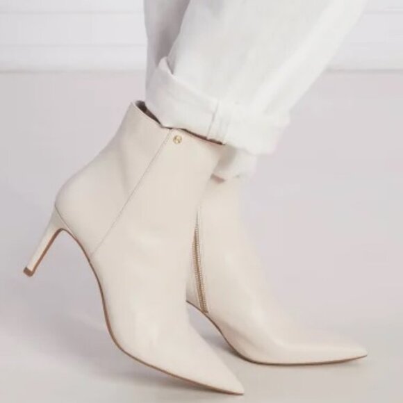 Michael Michael Kors Alina Flex Pointed Leather Bootie - Picture 1 of 8